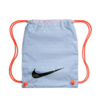 Nike Phantom 6 Low Elite Kunstgras Voetbalschoenen (AG) Lichtblauw Felrood Zwart