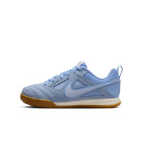 Nike Gato Chaussures de Foot en Salle (IN) Enfants Bleu Blanc Marron