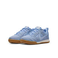 Nike Gato Chaussures de Foot en Salle (IN) Enfants Bleu Blanc Marron