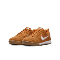 Nike Gato Chaussures de Foot en Salle (IN) Enfants Orange Blanc