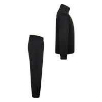 Survêtement Nike Sportswear Essentials à fermeture éclair intégrale pour tout-petits, noir et blanc