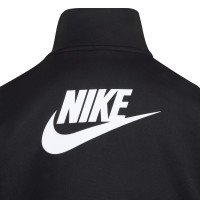 Survêtement Nike Sportswear Essentials à fermeture éclair intégrale pour tout-petits, noir et blanc