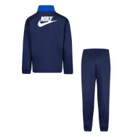 Survêtement Nike Sportswear Essentials à fermeture éclair intégrale pour tout-petits, bleu foncé et blanc