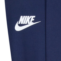 Survêtement Nike Sportswear Essentials à fermeture éclair intégrale pour tout-petits, bleu foncé et blanc