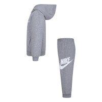 Nike Club Fleece Trainingspak Hooded Peuters Grijs Wit