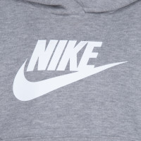 Nike Club Fleece Trainingspak Hooded Peuters Grijs Wit