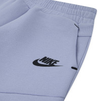 Nike Tech Fleece Survêtement Full-Zip Tout-Petits Gris Clair Bleu-Violet Noir