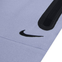 Nike Tech Fleece Survêtement Full-Zip Tout-Petits Gris Clair Bleu-Violet Noir