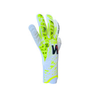 Onekeeper Iconic Gants de Gardien de But Blanc Jaune Fluo Noir