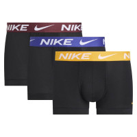 Nike Essential Micro Boxershort Trunk 3-Pack Zwart Rood Blauw