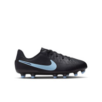 Nike Tiempo Legend 10 Academy Gras / Kunstgras Voetbalschoenen (MG) Kids Zwart Lichtblauw