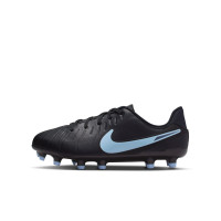 Nike Tiempo Legend 10 Academy Gras / Kunstgras Voetbalschoenen (MG) Kids Zwart Lichtblauw