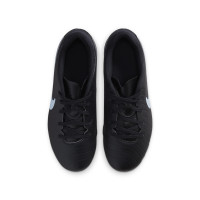 Nike Tiempo Legend 10 Academy Gras / Kunstgras Voetbalschoenen (MG) Kids Zwart Lichtblauw