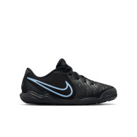 Nike Tiempo Legend 10 Academy Chaussures de Foot en Salle (IN) Enfants Noir Bleu Clair