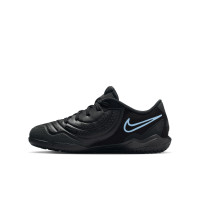 Nike Tiempo Legend 10 Academy Chaussures de Foot en Salle (IN) Enfants Noir Bleu Clair