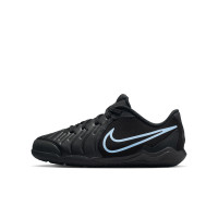 Nike Tiempo Legend 10 Academy Chaussures de Foot en Salle (IN) Enfants Noir Bleu Clair
