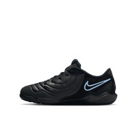 Nike Tiempo Legend 10 Academy Chaussures de Foot en Salle (IN) Enfants Noir Bleu Clair