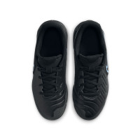 Nike Tiempo Legend 10 Academy Chaussures de Foot en Salle (IN) Enfants Noir Bleu Clair