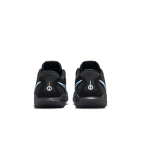 Nike Tiempo Legend 10 Academy Chaussures de Foot en Salle (IN) Enfants Noir Bleu Clair