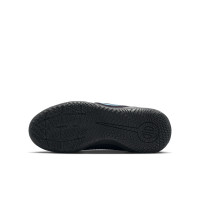 Nike Tiempo Legend 10 Academy Chaussures de Foot en Salle (IN) Enfants Noir Bleu Clair