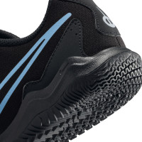 Nike Tiempo Legend 10 Academy Chaussures de Foot en Salle (IN) Enfants Noir Bleu Clair