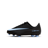Nike Mercurial Vapor 16 Club Gras / Kunstgras Voetbalschoenen (MG) Kids Zwart Lichtblauw