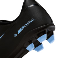 Nike Mercurial Vapor 16 Club Gras / Kunstgras Voetbalschoenen (MG) Kids Zwart Lichtblauw