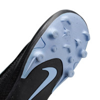 Nike Mercurial Vapor 16 Club Gazon Naturel Gazon Artificiel Chaussures de Foot (MG) Tout-Petits Noir Bleu Clair