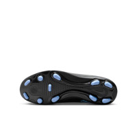 Nike Mercurial Superfly 10 Club Gazon Naturel Gazon Artificiel Chaussures de Foot (MG) Enfants Noir Bleu Clair