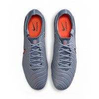 Nike Tiempo Legend 10 Elite Gras Voetbalschoenen (FG) Lichtblauw Felrood Zwart