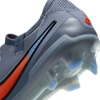 Nike Tiempo Legend 10 Elite Gras Voetbalschoenen (FG) Lichtblauw Felrood Zwart