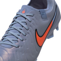 Nike Tiempo Legend 10 Pro Gras Voetbalschoenen (FG) Lichtblauw Felrood Zwart