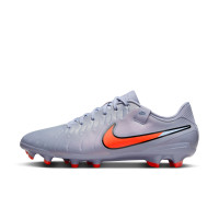 Nike Tiempo Legend 10 Academy Gras / Kunstgras Voetbalschoenen (MG) Lichtblauw Felrood Zwart