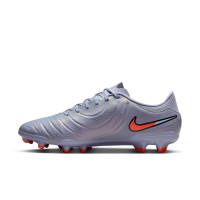 Nike Tiempo Legend 10 Academy Gras / Kunstgras Voetbalschoenen (MG) Lichtblauw Felrood Zwart