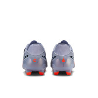 Nike Tiempo Legend 10 Academy Gras / Kunstgras Voetbalschoenen (MG) Lichtblauw Felrood Zwart
