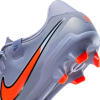 Nike Tiempo Legend 10 Academy Gras / Kunstgras Voetbalschoenen (MG) Lichtblauw Felrood Zwart