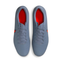 Nike Tiempo Legend 10 Club Gazon Naturel Gazon Artificiel Chaussures de Foot (MG) Bleu Clair Rouge Vif Noir