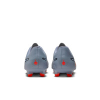 Nike Tiempo Legend 10 Club Gazon Naturel Gazon Artificiel Chaussures de Foot (MG) Bleu Clair Rouge Vif Noir