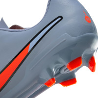 Nike Tiempo Legend 10 Club Gazon Naturel Gazon Artificiel Chaussures de Foot (MG) Bleu Clair Rouge Vif Noir