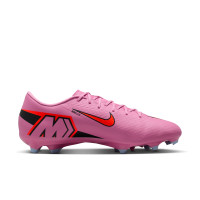 Nike Zoom Mercurial Vapor 16 Academy Gras / Kunstgras Voetbalschoenen (MG) Roze Felrood Lichtblauw
