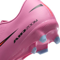 Nike Zoom Mercurial Vapor 16 Academy Gras / Kunstgras Voetbalschoenen (MG) Roze Felrood Lichtblauw