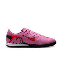 Nike Zoom Mercurial Vapor 16 Academy Chaussures de Foot en Salle (IN) Rose Rouge Vif Bleu Clair