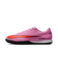 Nike Zoom Mercurial Vapor 16 Academy Chaussures de Foot en Salle (IN) Rose Rouge Vif Bleu Clair