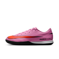 Nike Zoom Mercurial Vapor 16 Academy Chaussures de Foot en Salle (IN) Rose Rouge Vif Bleu Clair