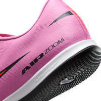 Nike Zoom Mercurial Vapor 16 Academy Chaussures de Foot en Salle (IN) Rose Rouge Vif Bleu Clair