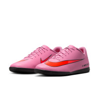 Nike Mercurial Vapor 16 Club Zaalvoetbalschoenen (IN) Roze Felrood Lichtblauw