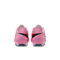 Nike Mercurial Vapor 16 Club Gras / Kunstgras Voetbalschoenen (MG) Roze Felrood Lichtblauw