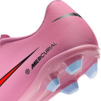 Nike Mercurial Vapor 16 Club Gras / Kunstgras Voetbalschoenen (MG) Roze Felrood Lichtblauw