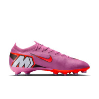 Nike Zoom Mercurial Vapor 16 Pro Kunstgras Voetbalschoenen (AG) Roze Felrood Lichtblauw