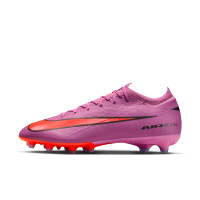 Nike Zoom Mercurial Vapor 16 Pro Kunstgras Voetbalschoenen (AG) Roze Felrood Lichtblauw
